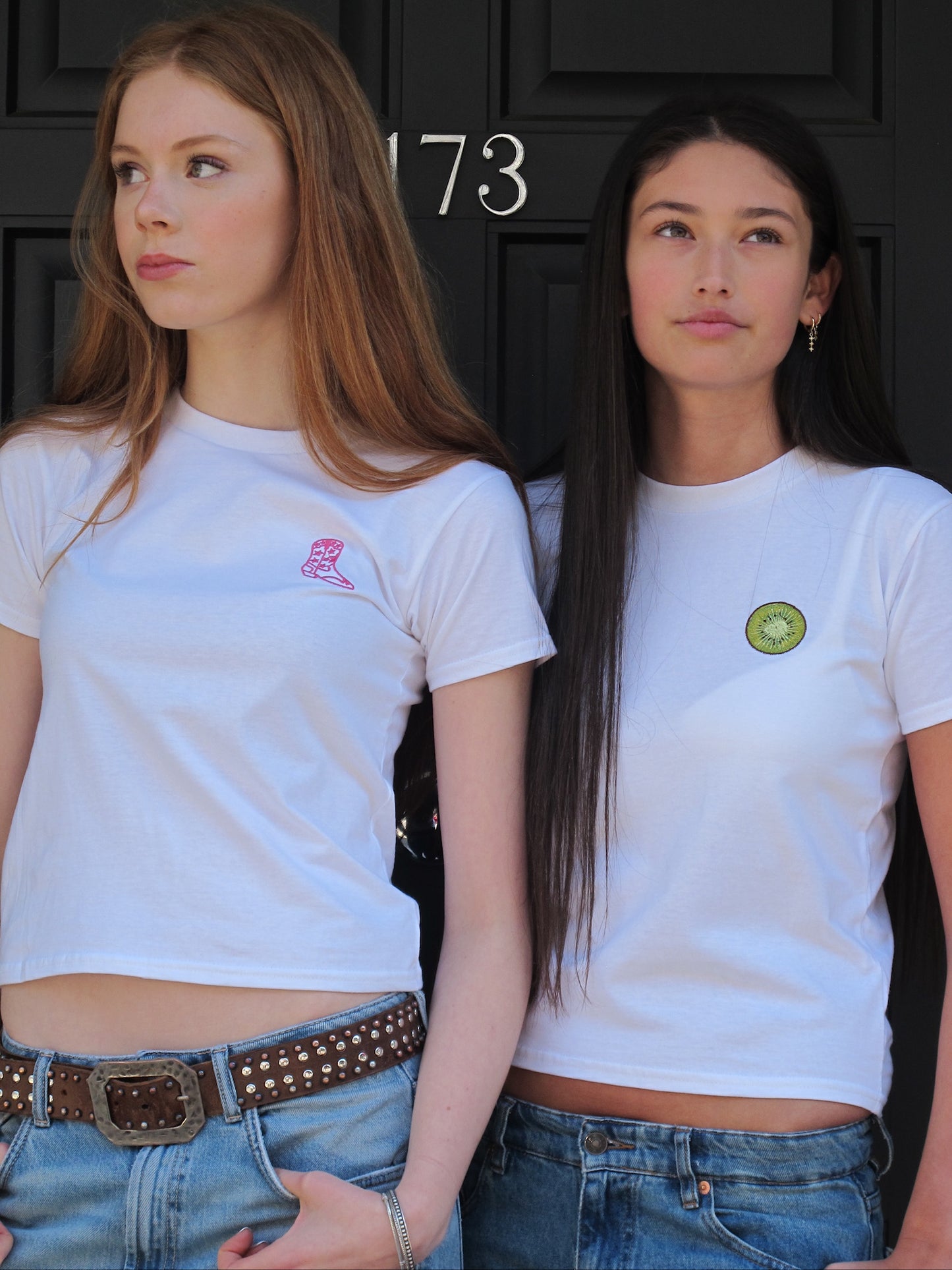 Embroidered Cowboy Boot Tee