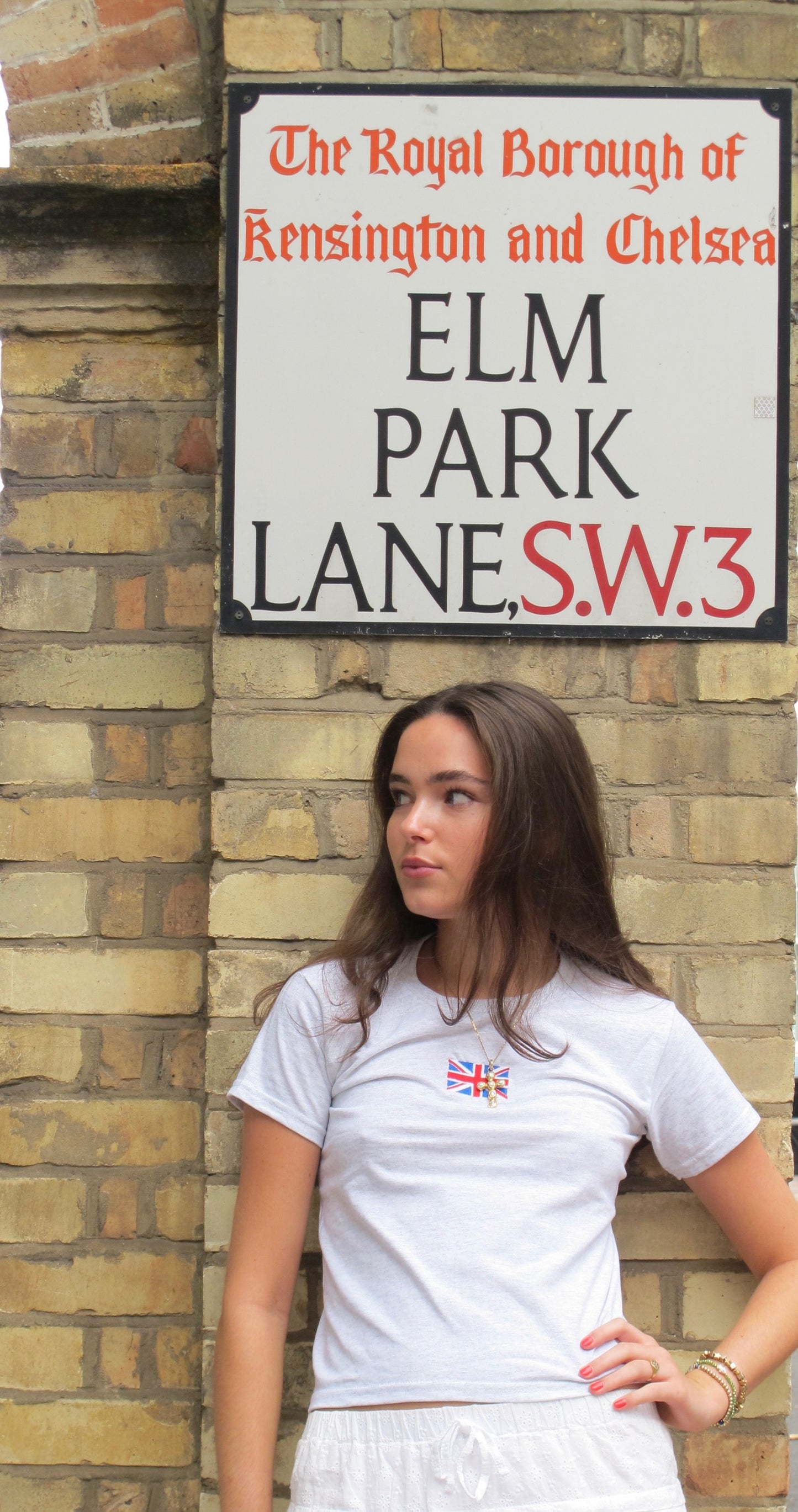Grey Union Jack Tee