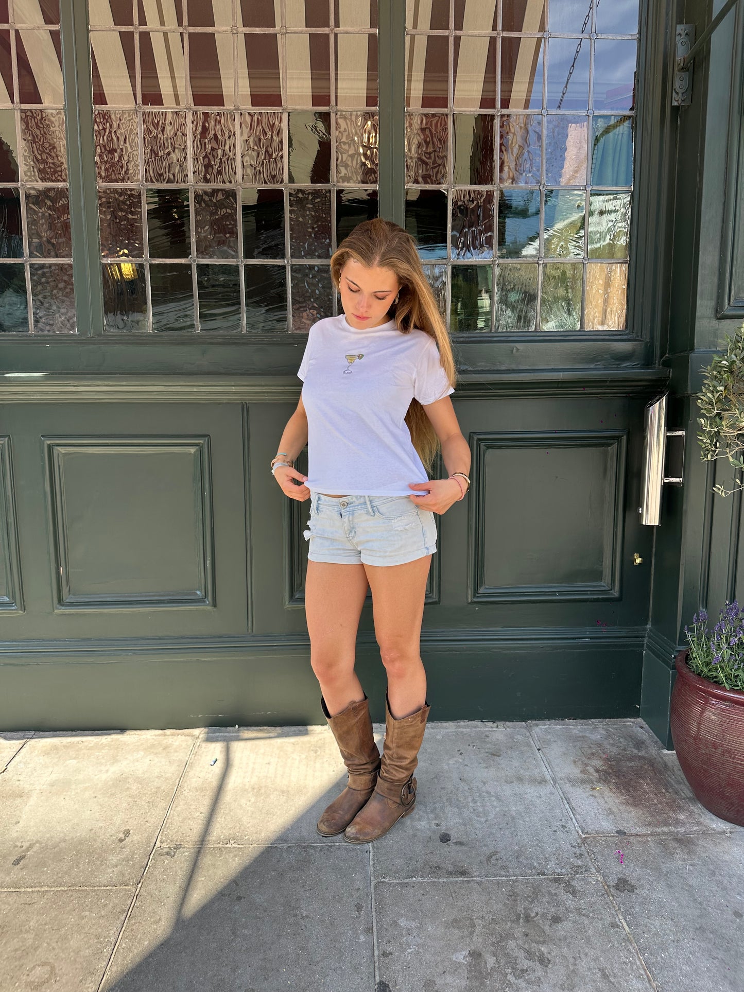 Embroidered Cocktail Tee