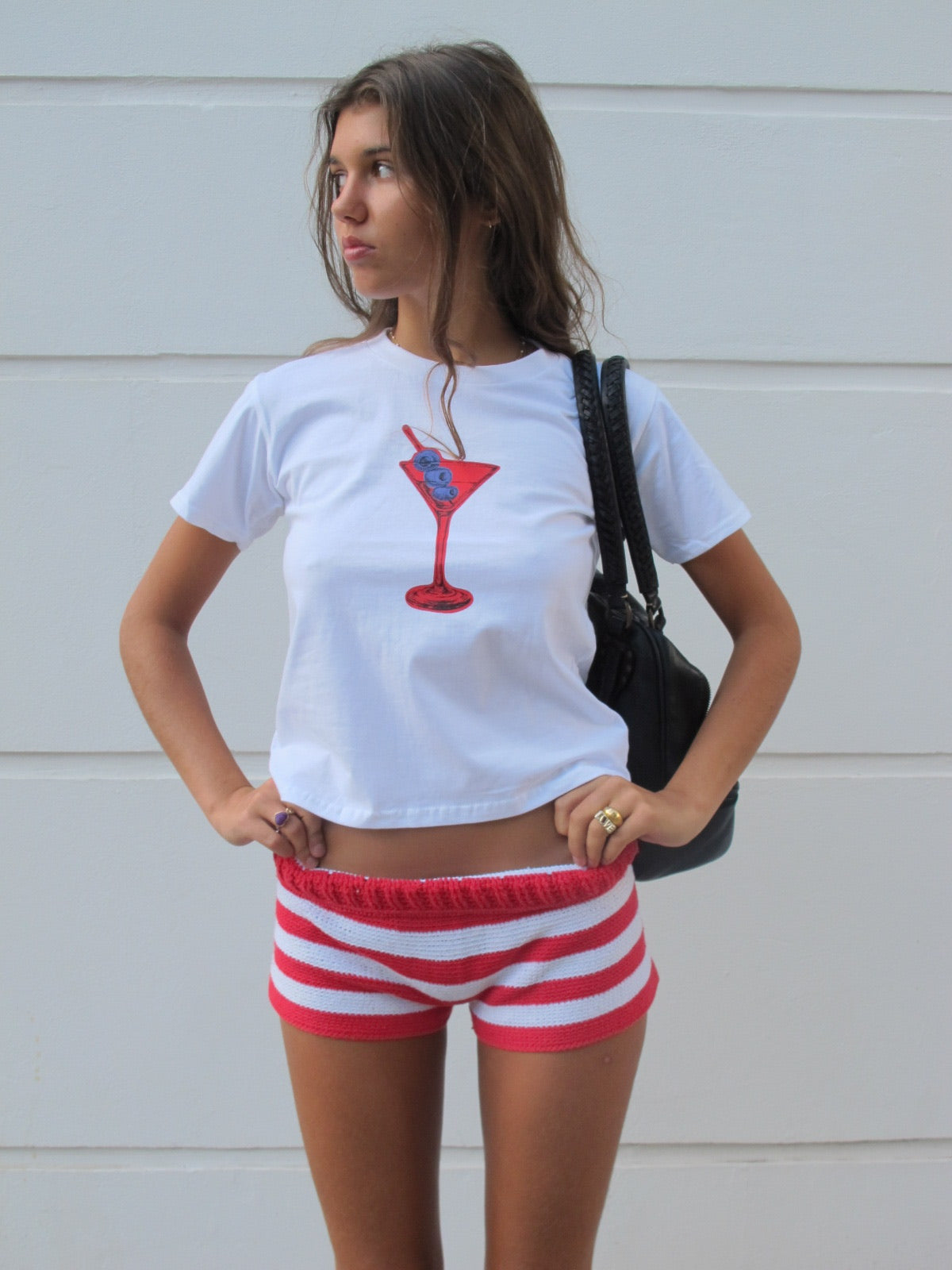 Red Martini with Olives Tee