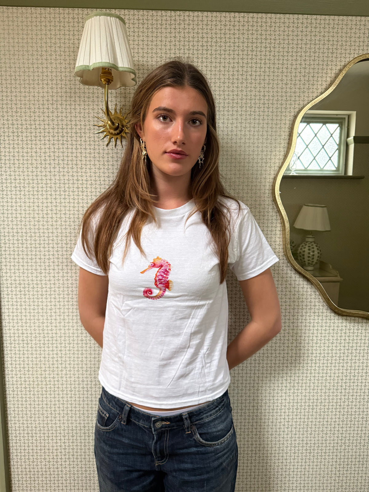 Seahorse tee