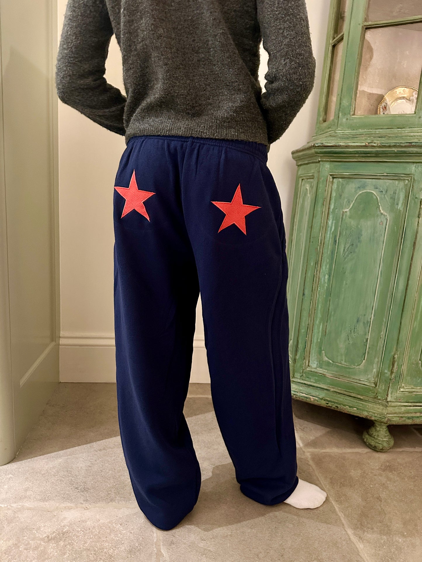 Embroidered Star Trackies