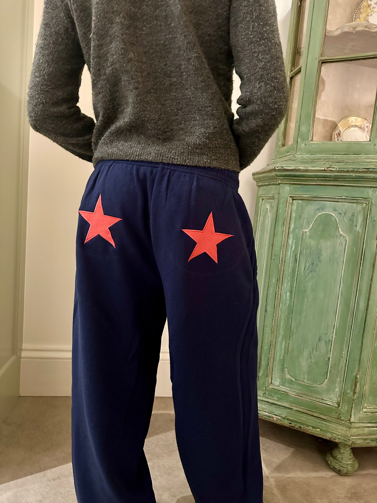 Embroidered Star Trackies