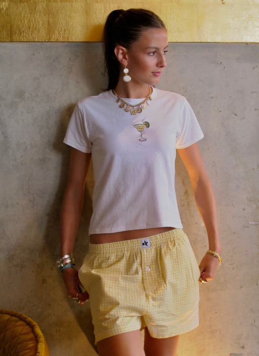 Embroidered Cocktail Tee