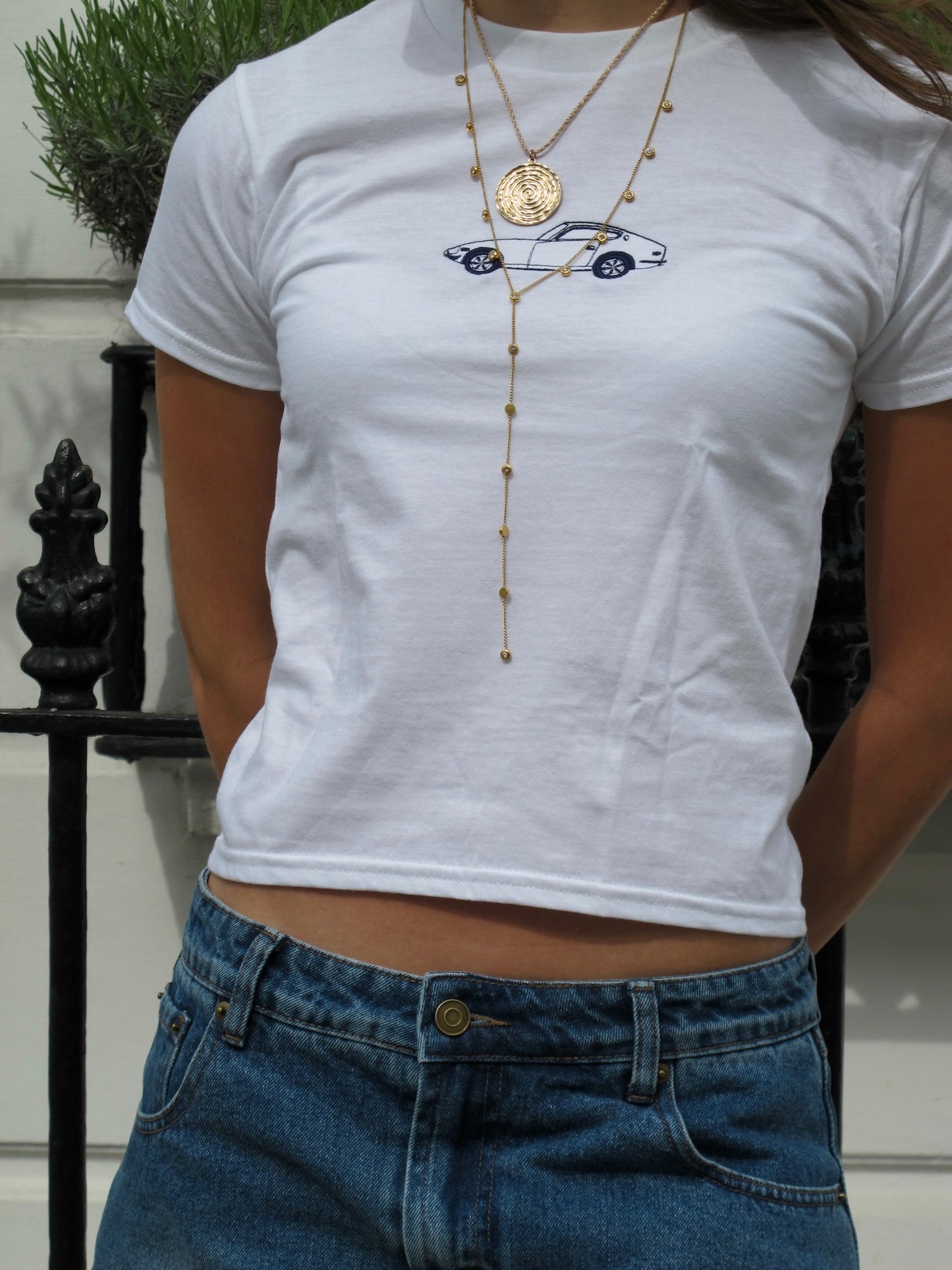 Embroidered Car tee