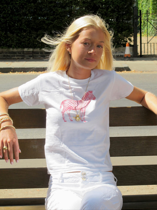Pink Zebra Tee