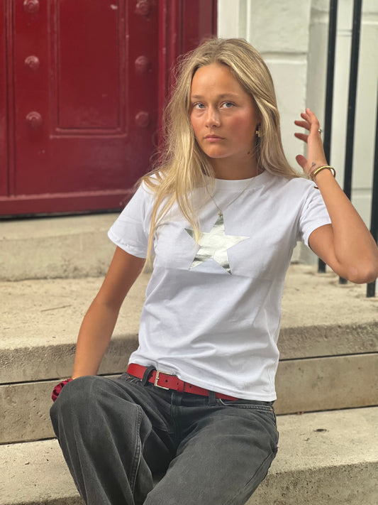 Metallic Star Tee
