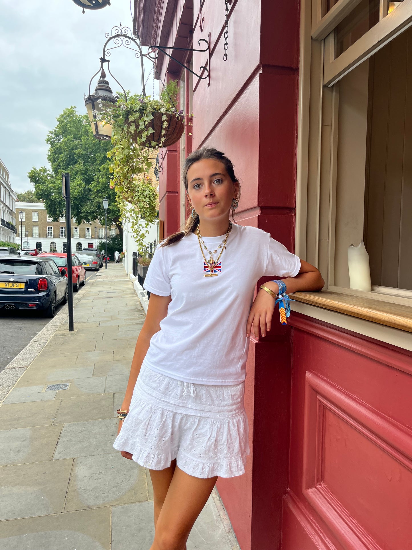 White Union Jack Tee